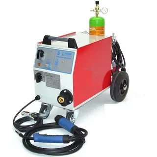 Schutzgas Schweissgerät MIG182/6 230/400V + Schutzgasflasche 2.2L Mischgas