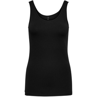 Only Onllive Love Tank Top Schwarz (Black Black), 42 (Herstellergröße: XL)