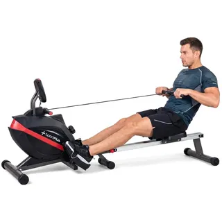 SportPlus SP-MR-008 Rudergerät Rudermaschine Klappbar Fitness 8 Stufen Schwarz