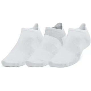 Under Armour Run Lite Unsichtbare Socken 3 Paare Weiß 47-50