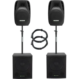 Pronomic 218S-215A Aktive PA-Anlage 1000 Watt