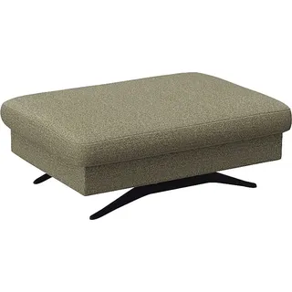 Pouf FLEXLUX "Glow Sitzhocker, Polsterhocker", grün (fall grün), B:95cm H:81cm T:65cm, Leder, Poufs, Pouf, Hocker mit Stauraum, Fuß schwarz