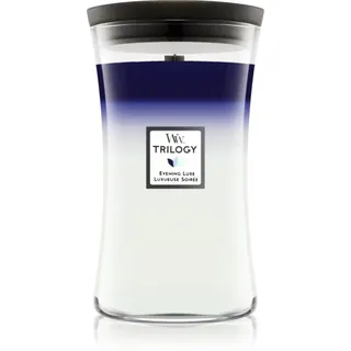 Woodwick Evening Luxe Trilogy große Duftkerze 609 g lila