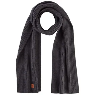 CAMEL ACTIVE Schal aus einem Baumwoll-Kaschmir-Mix Asphalt, menswear-OS