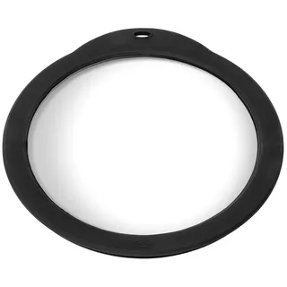 Rösle Frischhaltedeckel aus Glas, 24 cm, schwarz/transparent