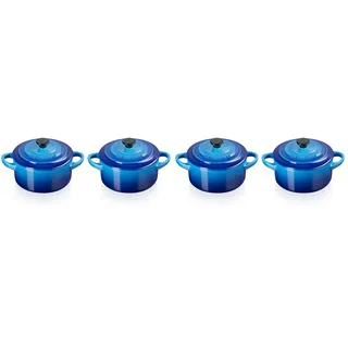 Le Creuset Topf-Set 4-tlg. Mini Cocotte 200 ml + Deckel