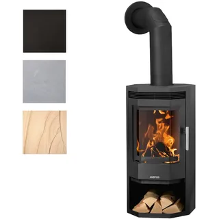 Justus | Kaminofen | Usedom 5 | 5,5 kW | Stahl Schwarz Farbwahl
