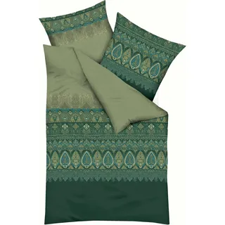 KAEPPEL Opulence Paisley Grün 155 x 220 cm + 2 x 80 x 80 cm