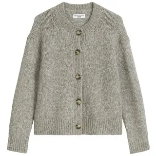 Marc O'Polo Marc OߴPolo Denim Damen Cardigan weich Relaxed Fit, Grau (Stone Melange), XS