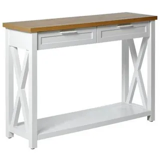 Jahnke Chalet Konsolentisch 34x77x110 cm braun