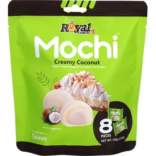 Royal Family Mochi Creamy Coconut einzeln verpackte Klebekuchen 120g