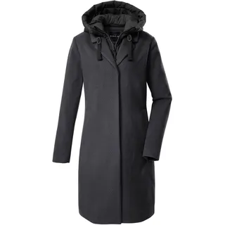 G.I.G.A. DX Damen, Parka/Wollmantel mit abzippbarem Gilet und Kapuze GW 20 WMN PRK, anthrazit, 38, 43352-000