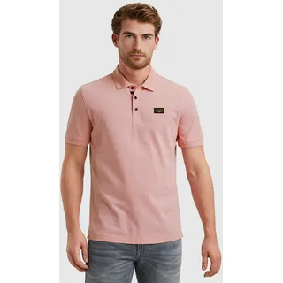 PME LEGEND Poloshirt mit Logostickerei, light lila
