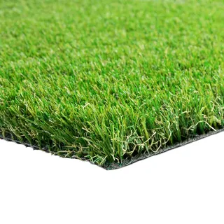 Steffensmeier Kunstrasen Florida| +++25.000 UV Stunden Garantie+++|Strong|Outdoor|Meterware|Rasenteppich|wasserdurchlässig|Grün, Größe: 100x200 cm