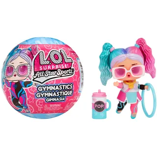 L.O.L. Surprise! LOL Surprise All Star Sports Gymnastics - Turn-Thema Sammlerpuppe mit 8 Überraschungen Inklusive Sportpuppe und Schwebebalken-Kugel - Ideal für Mädchen und Olympiade-Fans ab 3 Jahren