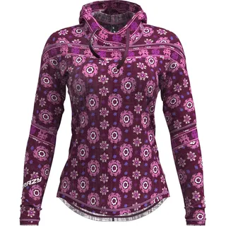 Crazy Idea PULL IBEX Damen Hoodie Kapuzenpullover caleido lila