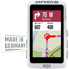 Bild von ROX 12.1 EVO Basic Set - White Fahrrad-Navi Fahrrad Europa Bluetooth, GPS, GLONASS