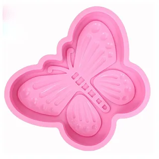 Holzsammlung Schmetterlingskuchen Dessert Dekoration Backformen Silikon Kuchenform Motivbackformen Backform für Geburtstagsfeiern, Muttertag, Valentinstag, Hochzeiten, Freunde Treffen Sich