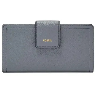 Fossil Logan Damen Blaue Leder Clutch, SL7830450
