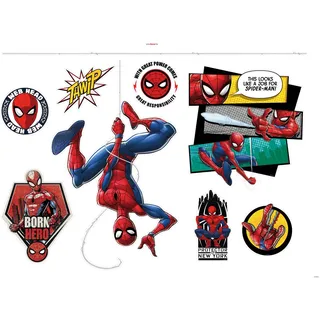 KOMAR Deko-Sticker Spider-Man Web 100 x 70 cm