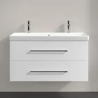 Villeroy & Boch Waschtischunterschrank 2 Auszüge 98 x 51,4 x 48 cm Weiß