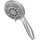 Vinabo Wassersparende Handbrause 5 Strahlarten Handheld Brausekopf aus ABS verchromt selbstreinigende Silikondüsen einfache Montage auch bei niedrigem Wasserdruck