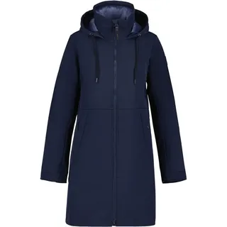 ICEPEAK Funktionsmantel »D SOFTSHELLJACKE LANG AGARAM«, blau