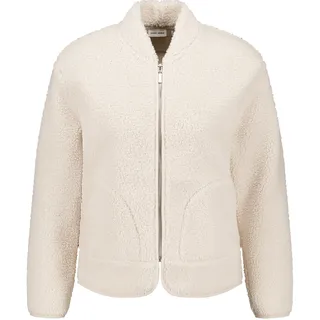 Gerry Weber Damen Jacke in Teddyfleece Langarm unifarben Cream 48