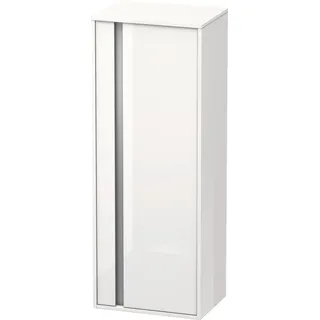 Duravit Ketho Halbhochschrank, 500x1320x360 mm, eine Tür, Anschlag rechts, KT1267R2222, Farbe: Weiß Hochglanz Dekor