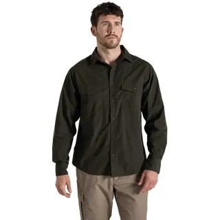 Craghoppers Herren Expert Kiwi Langarmshirt Hemd Mit Button-Down-Kragen, Dk Cedar Grn, 42 EU