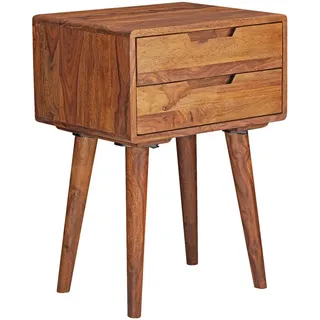 Wohnling Nachtschrank 47 x 36 x 66 cm Braun
