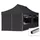 Faltpavillon 3 x 6 m inkl. 4 Seitenteile Schwarz