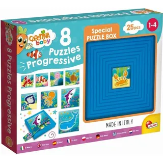 Liscianigiochi La Mer Carotina Baby progressive Puzzles mit selbstkorrigierender Unterstützung LISCIANI
