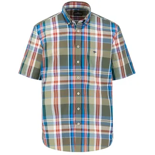 Fynch Hatton 14078031 Kurzarmhemd - Vibrant Blue - M