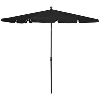 vidaXL 210 x 140 cm Schwarz