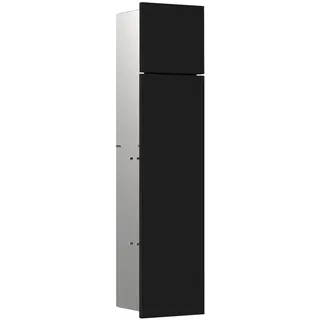 EMCO Asis Pure Hochschrank 73 x 17 cm Schwarz MDF