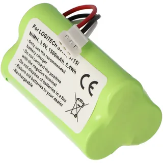 Akku passend für LOGITECH S315i, S715i, NiMH, 3,6V, 1500mAh, 5,4Wh