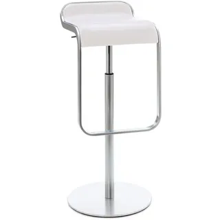 Barhocker Lem Lapalma weiß, Designer Shin, Tomoko Azumi, 37x74-87x42 cm