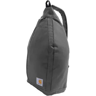Carhartt Unisex-Erwachsene Strapazierfähige Schultertasche, Seitlicher Schnalle, Tablet-hülle und Verstellbarem Riemen Sling, Crossbody-Rucksack (Gravel), One Size