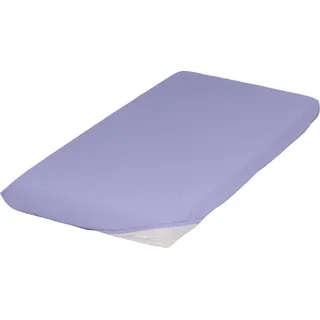 Setex Matratzenschutzbezug Feinbiber Spannbetttuch wasserdicht 60 x 120 cm lila