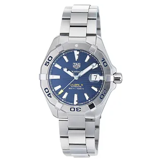 Tag Heuer Aquaracer Herrenuhr silber blau WBD2112.BA0928