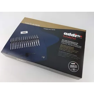 addi Click Novel-Etui Lace Short, Metall, blau, 3,5-8 mm