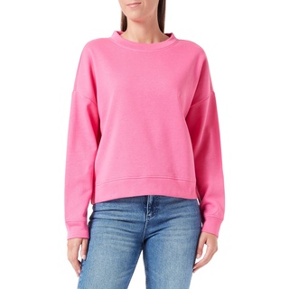 PIECES Damen Sweatshirt Pcchilli Ls Sweat Noos Bc, XL, Shocking Pink, 60% Baumwolle, 40% Polyester, Rundhalsausschnitt, Leichtgewichtig, Straight Hemline, Regular, Herbst/Winter