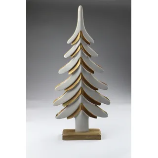 Dekobaum AM DESIGN "Dekofigur aus Holz", weiß, B:24cm H:60cm, Holzwerkstoff, Dekofiguren, Dekobaum, BxH: 24x60 cm