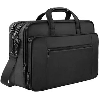Mancro Laptoptasche 17 Zoll Groß, Aktentasche Herren Arbeitstasche Herren