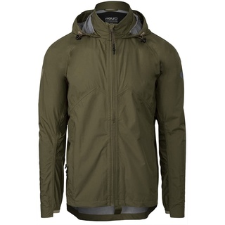 AGU Unisex-Adult Verde Militare Giacca Compact Rain Venture, L