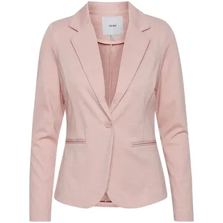ICHI IHKATE BL Damen Blazer Kurzblazer Jacke Ein-Knopf-Blazer mit Stretch und Reverskragen, Größe:XS, Farbe:Rose Smoke Melange (12524)