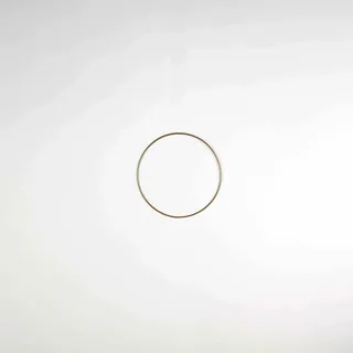 Deko-Ring Hoop, gold Metall, Durchmesser 20 cm - Gold