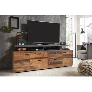 trendteam Mood TV-Lowboard 180 cm old wood matera 2 St.