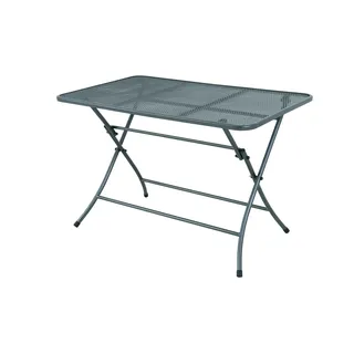 Royal Garden Cafe latte Klapptisch 110x70 cm iron grey